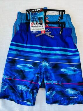 Gerry Weber Blue Two-Pack Boys' Swim Trunks